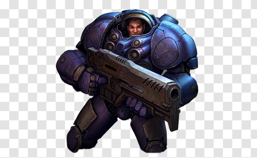 StarCraft II: Heart Of The Swarm StarCraft: Brood War Intel Extreme Masters Characters Terran - Jim Raynor - Marines Transparent PNG