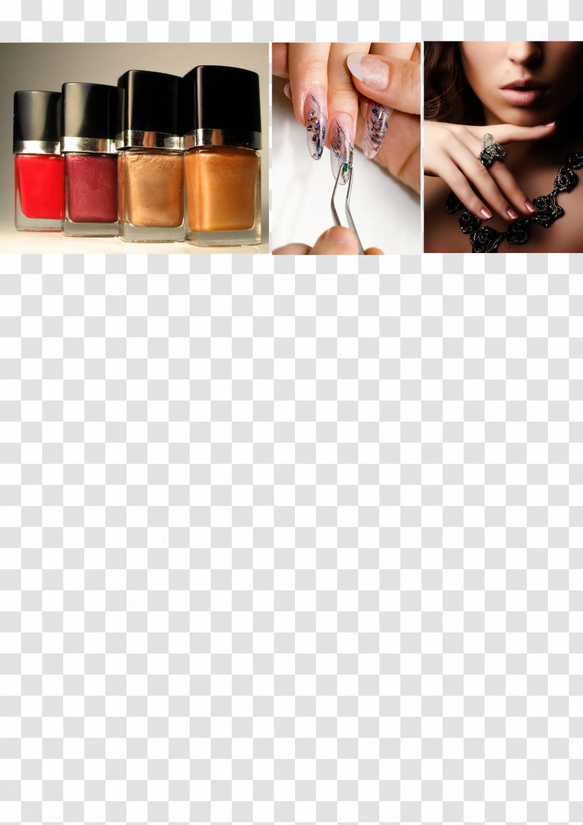 Flyer Poster Publicity Advertising Nail Art - Cosmetology - Pictures Transparent PNG