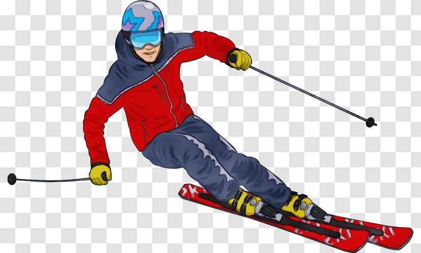 Ski Helmet Ski Binding Slalom Skiing Ski Cross Skiing Transparent PNG