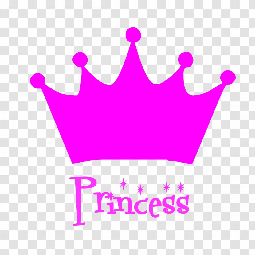 Princess Crown Clip Art. - Magenta - Violet Transparent PNG