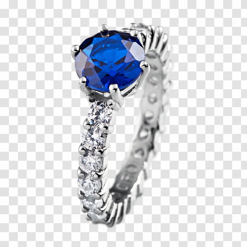 Sapphire Earring Jewellery Clothing Accessories - Platinum - Ring Jewelry Transparent PNG