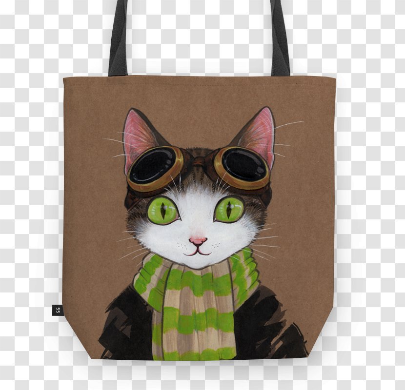 Cat Art Towel Paper - Tote Bag Transparent PNG