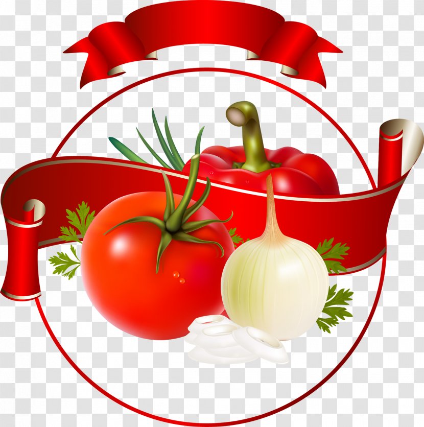 Vegetable Ketchup Label Tomato Transparent PNG