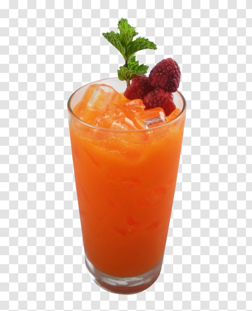 Orange Drink Juice Strawberry Cocktail Garnish Sea Breeze - Blossom Transparent PNG