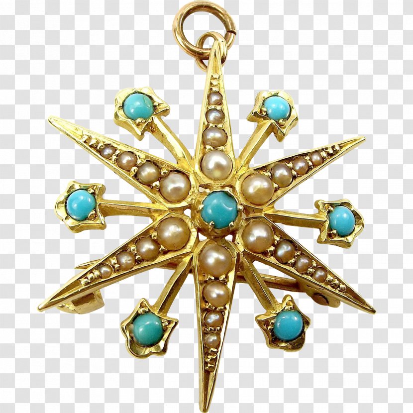 Jewellery Turquoise Charms & Pendants Gemstone Brooch - Teal Transparent PNG