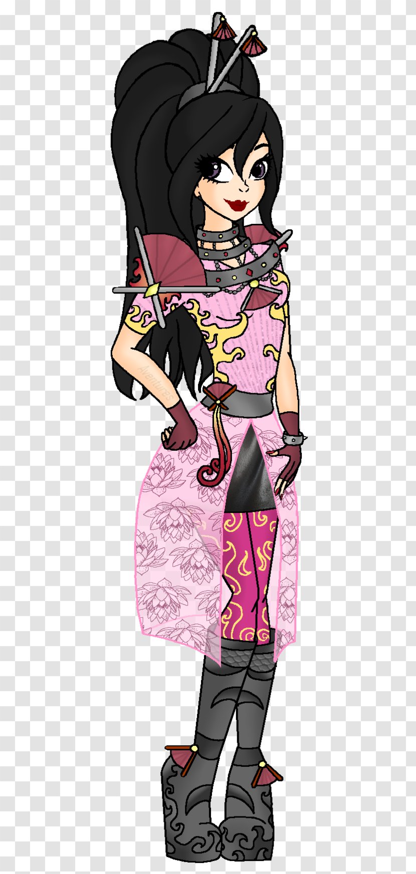 Li Shang Fan Art Mulan Drawing - Line - Ever After High Transparent PNG