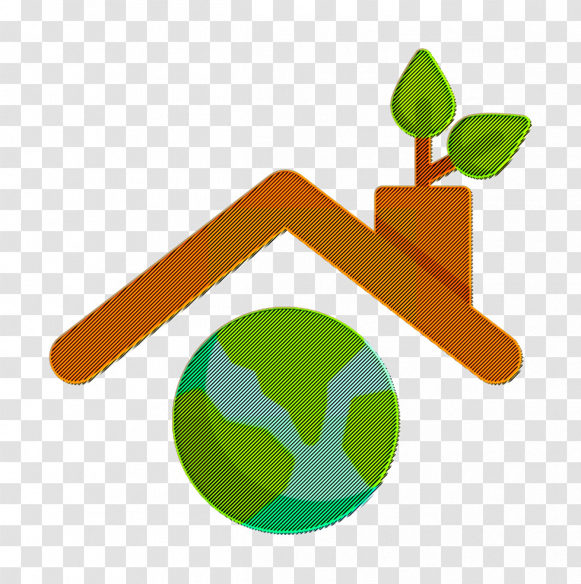 Earth Day Icon Roof Icon Transparent PNG
