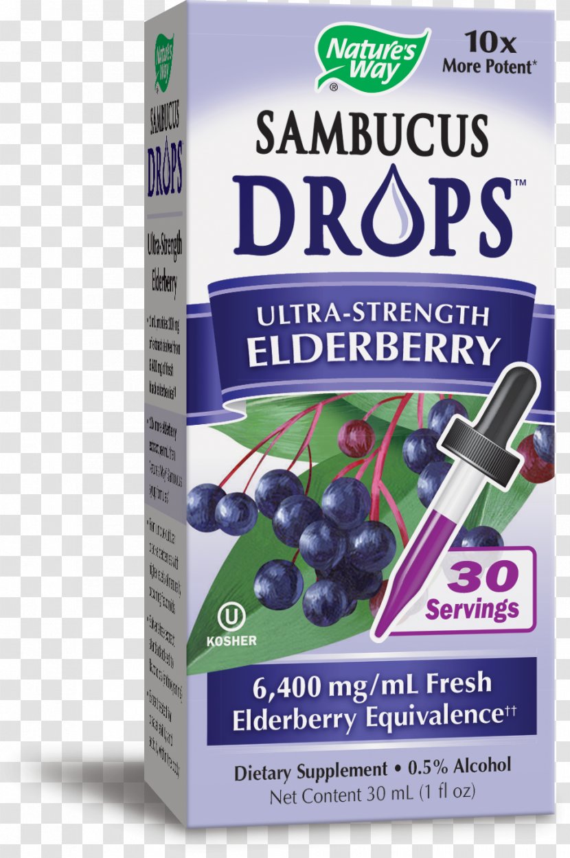 Drop Fluid Ounce Elderberry Dietary Supplement - Vitamin Transparent PNG