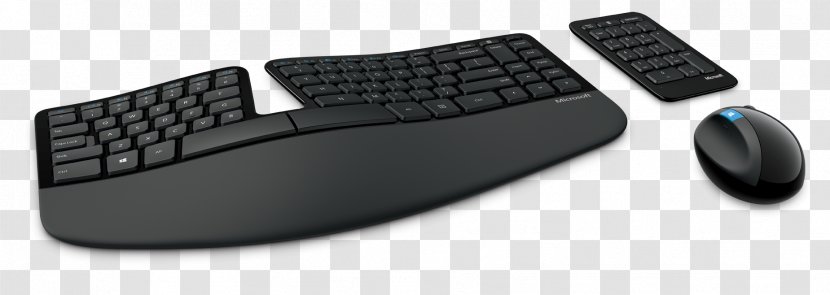 Computer Keyboard Mouse Ergonomic Microsoft Natural - USB Transparent PNG