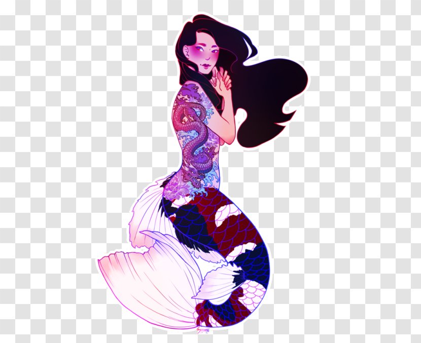 T-shirt Tattoo Dragon Koi - Fashion Illustration Transparent PNG