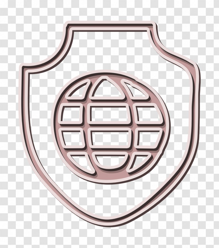 Global Icon Globe Protection - Symbol - Logo Shield Transparent PNG