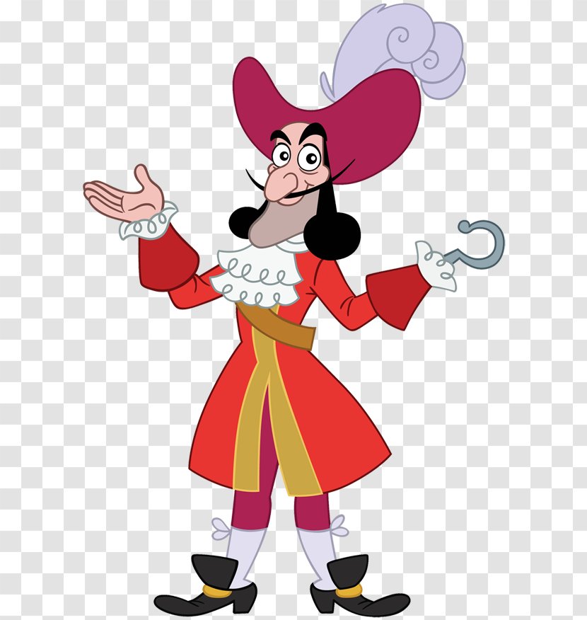 Captain Hook Smee Peter Pan Neverland Piracy - Art - Funny Pirates Cliparts Transparent PNG