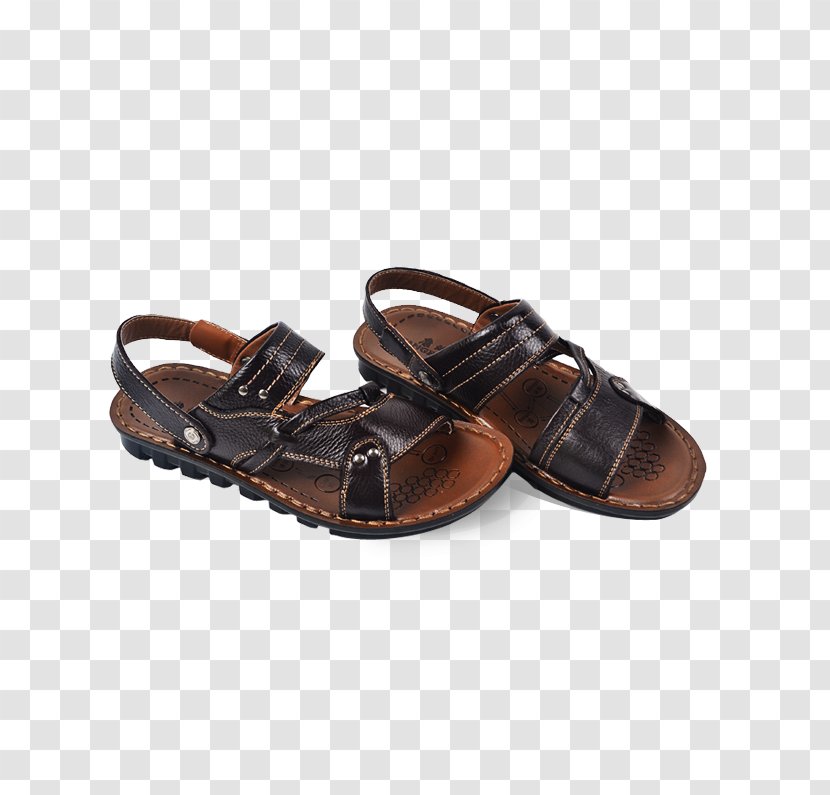 Sandal Download - Brown - Men's Sandals Transparent PNG