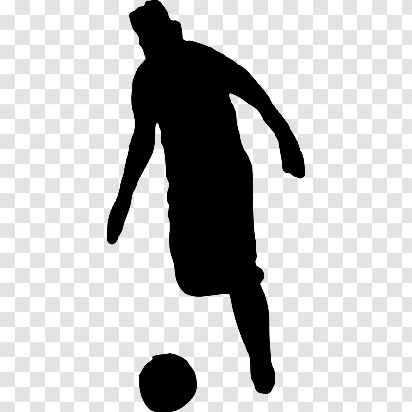 Silhouette Clip Art Football Player Photography - Black And White - Transparent Basketball Transparent PNG