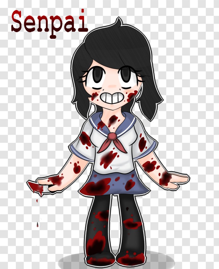 Bendy And The Ink Machine Sans. Character Cartoon Black Hair - Watercolor - Forest Gump Transparent PNG