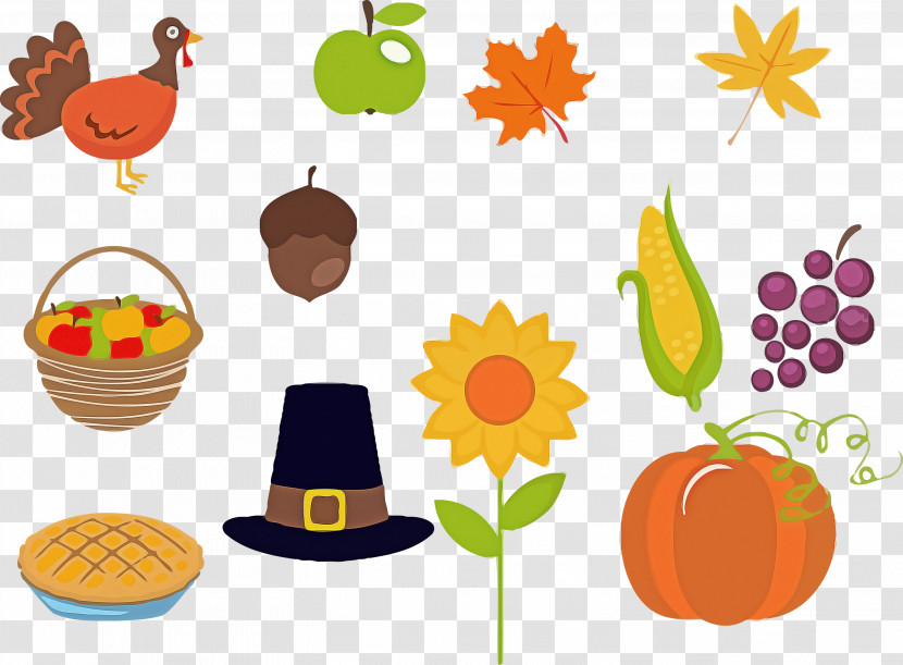 Thanksgving Acorns Harvest Transparent PNG