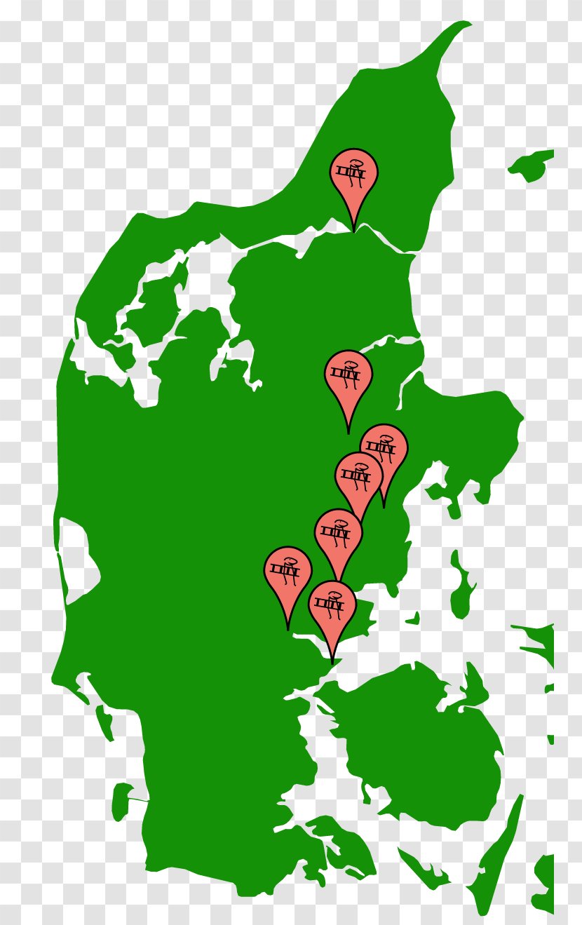 Royalty-free - Grass - Denmark Map Transparent PNG