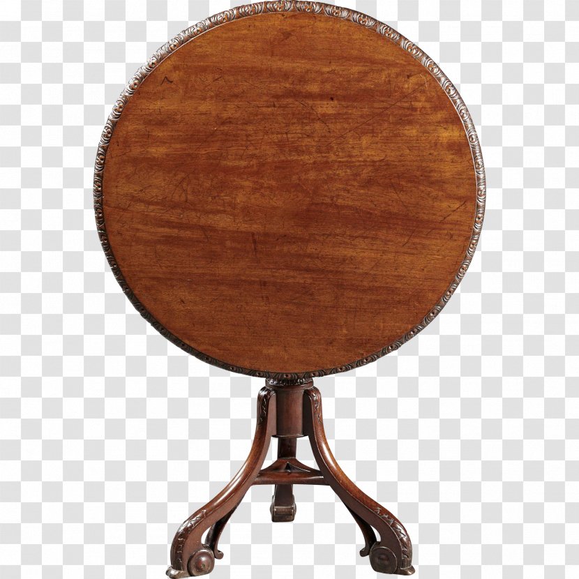 Table Wood Antique Tilt-top Furniture - Burl Transparent PNG