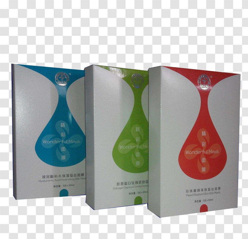 China Paper Box Packaging And Labeling - Mask Packing Transparent PNG
