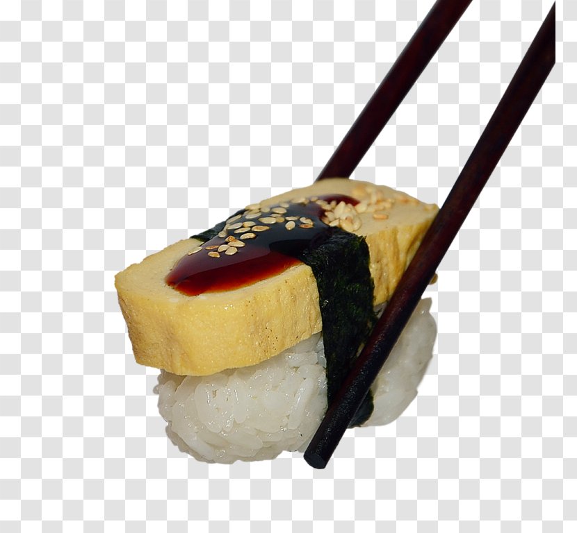 Sushi Tamagoyaki Unagi Onigiri Japanese Cuisine - Sauce Transparent PNG