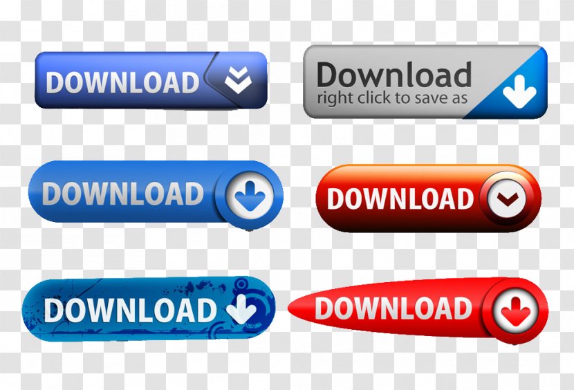 Web Button Download - Color Android Pattern Transparent PNG