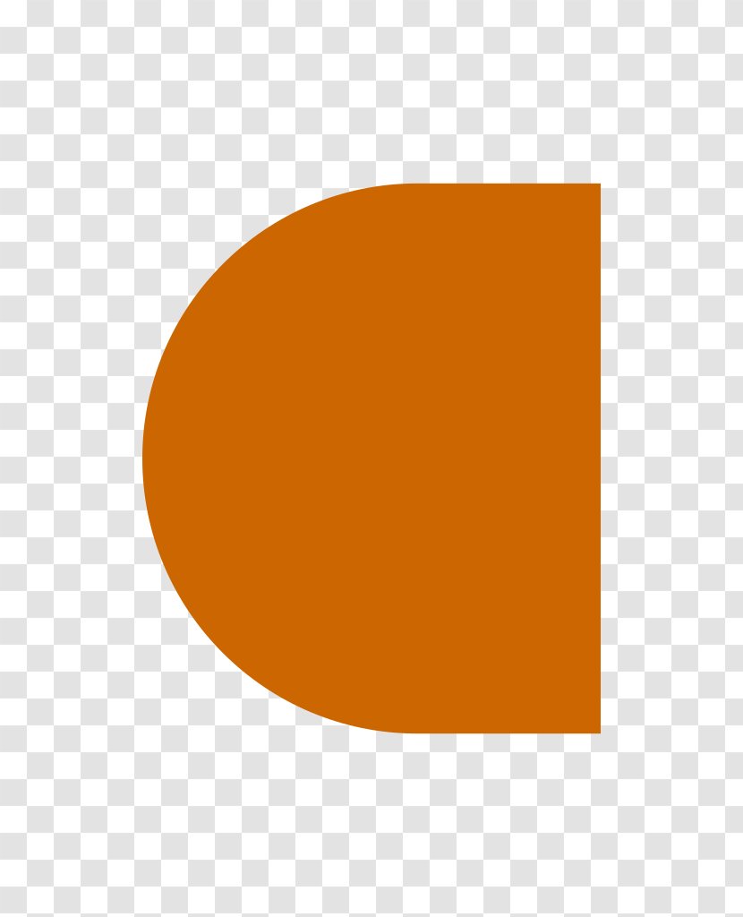 Circle Oval Rectangle - Orange - Ochre Transparent PNG