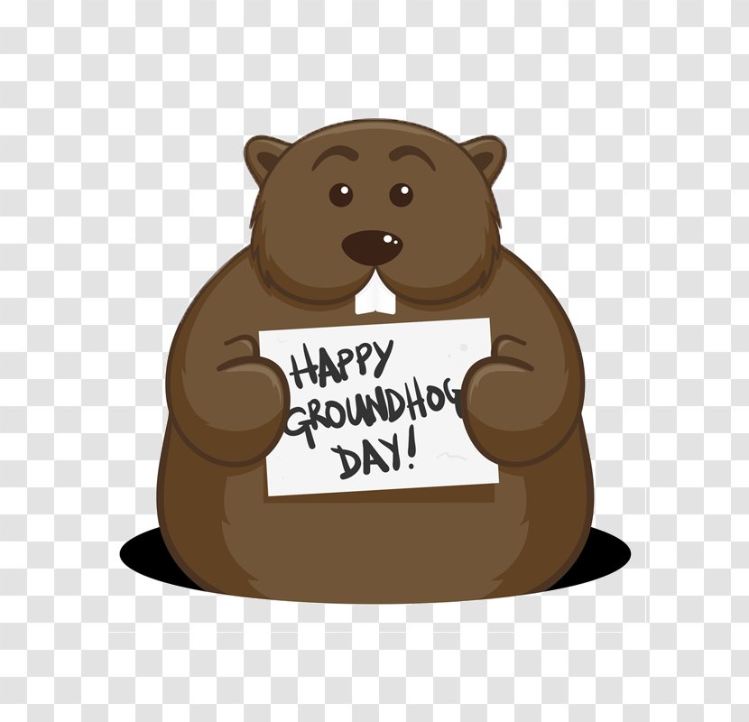 Bear Groundhog Day Punxsutawney Phil Transparent PNG