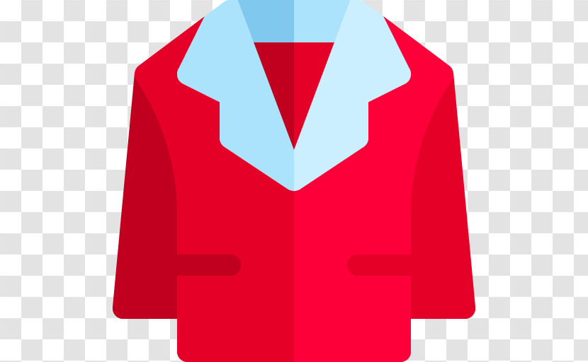 Red Clothing Outerwear Sleeve Jacket Transparent PNG