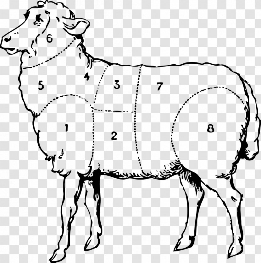 Black Sheep Livestock Goat Clip Art Transparent PNG