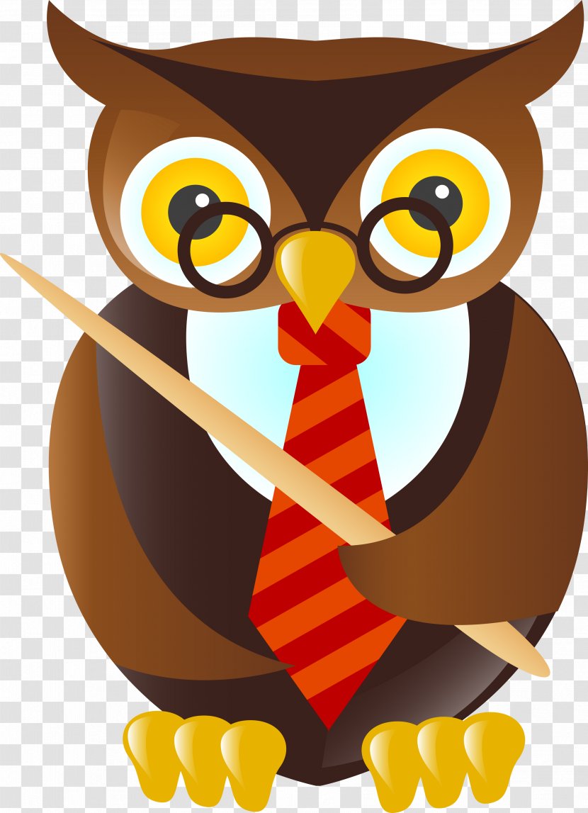 School Teacher Owl Clip Art - National Secondary Transparent PNG