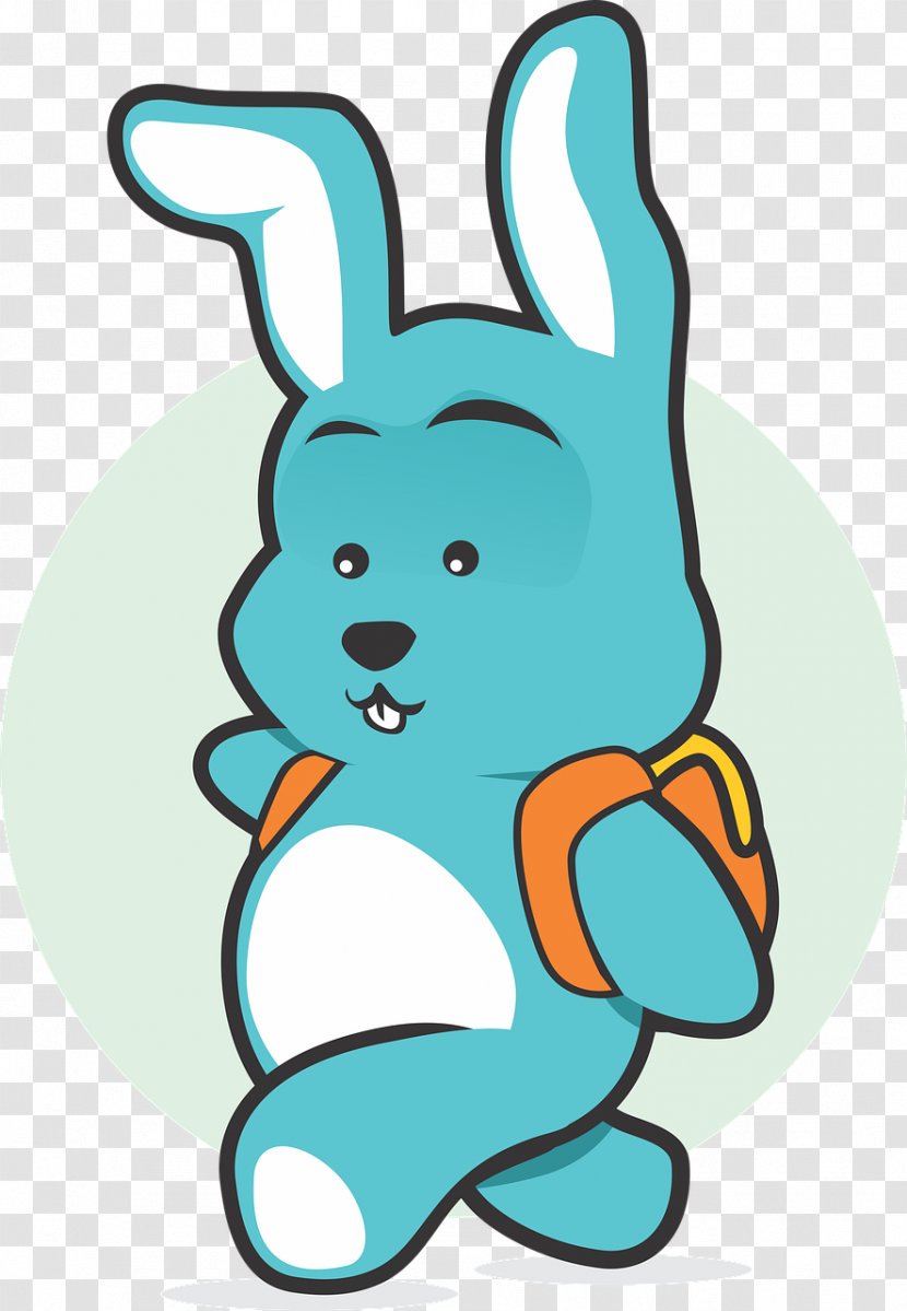 Easter Bunny Rabbit Cartoon Image - Hare Transparent PNG