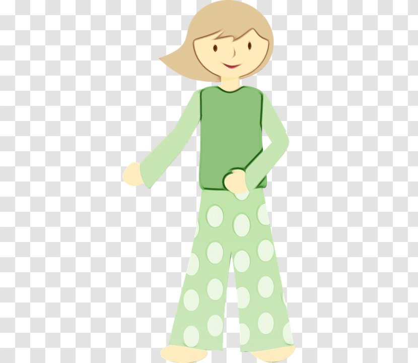 Polka Dot - Child - Pajamas Transparent PNG