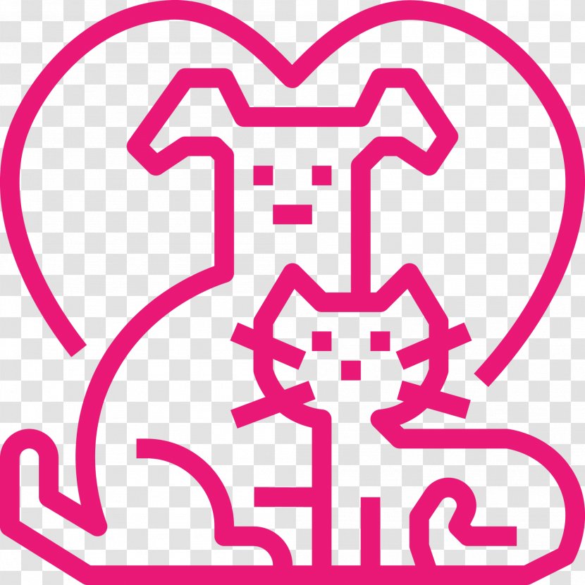 Pet Sitting Cat Dog Veterinarian - Pink Transparent PNG