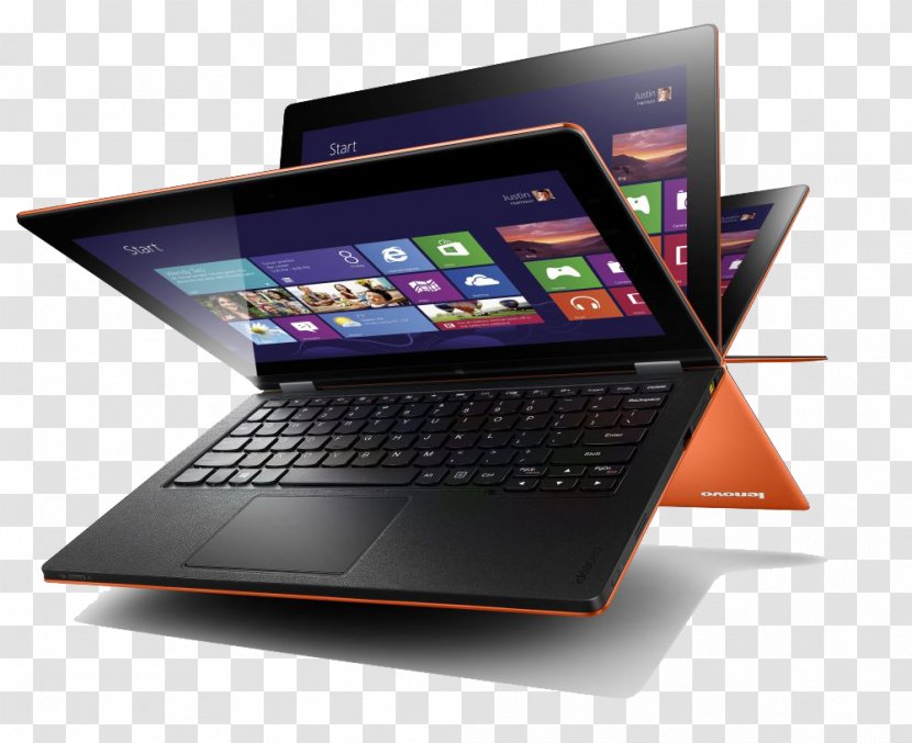 Laptop Lenovo IdeaPad Yoga 13 Dell 2-in-1 PC - Display Device Transparent PNG