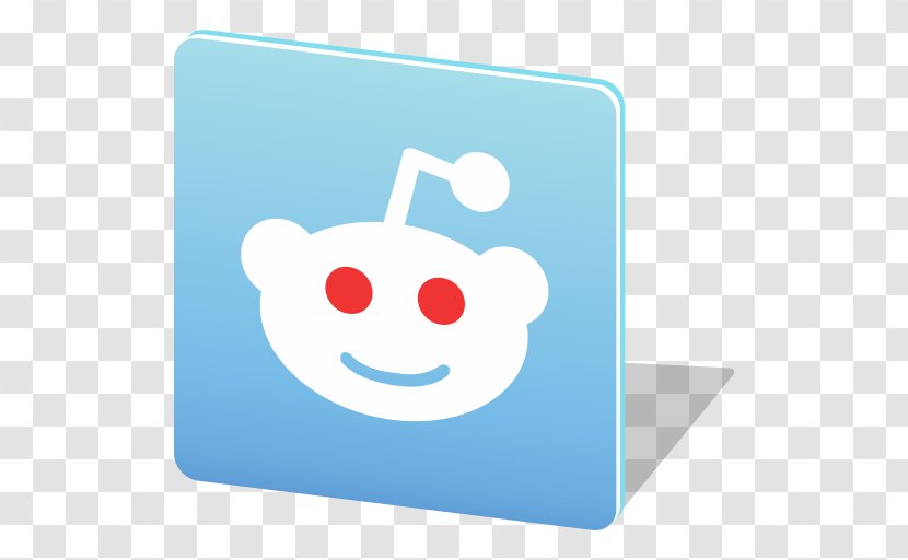 Social Media Reddit Smiley Clip Art - Blue Transparent PNG
