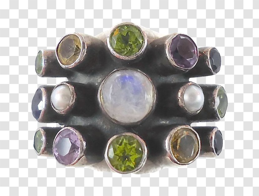 Amethyst Gemstone Jewellery Moonstone Silver - Green Transparent PNG