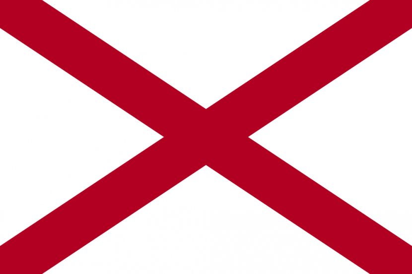 Flag Of Alabama Confederate States America State - Guidon - Arizona Vector Transparent PNG