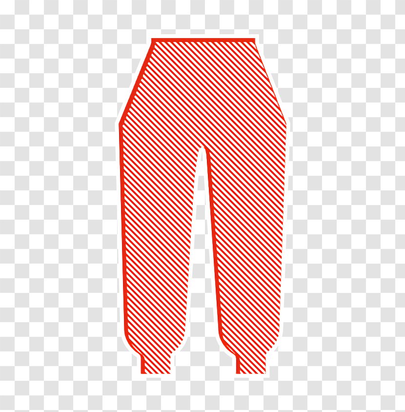 Casual Icon Clothes Clothing - Trousers Orange Transparent PNG