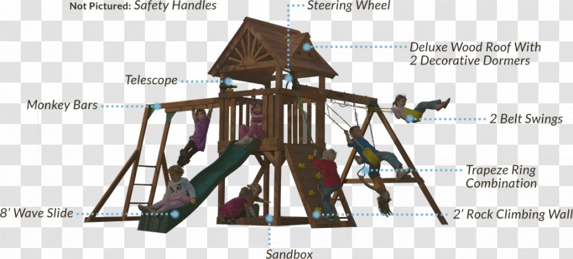 Jungle Gym Swing Playground Slide Outdoor Playset Child - Speeltoestel - Deluxe Flyer Transparent PNG
