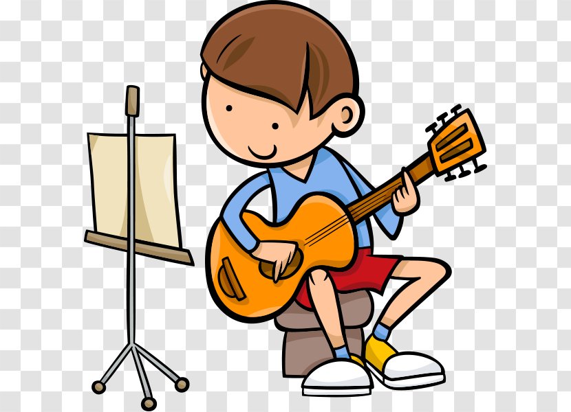 Royalty-free Guitar Cartoon - Area Transparent PNG