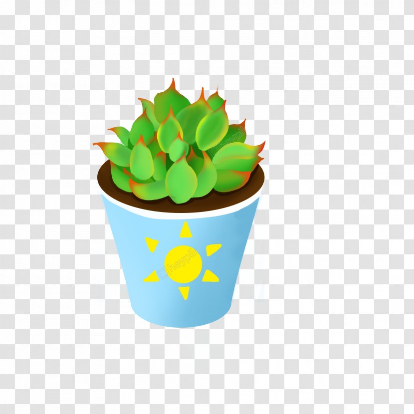 Cactus Cartoon - Baking Cup Transparent PNG