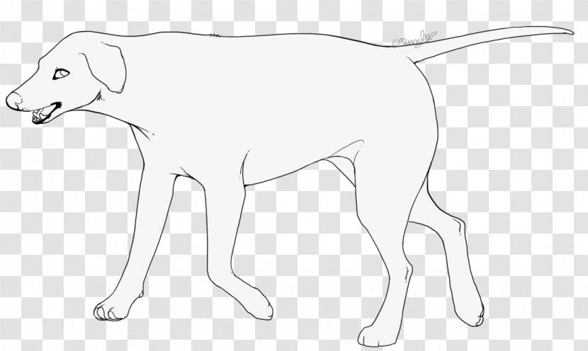Dog Breed Drawing /m/02csf Line Art - Walking Transparent PNG