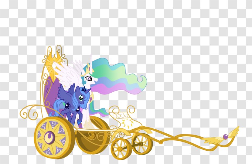 Princess Celestia Pony Derpy Hooves Chariot - Ekvestrio Transparent PNG
