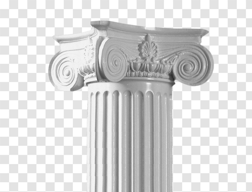 Column Ionic Order Capital Architecture Classical - Volute Transparent PNG