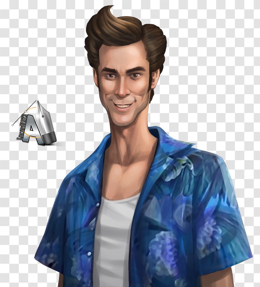 Jim Carrey Ace Ventura: Pet Detective YouTube Caricature - Film - Youtube Transparent PNG