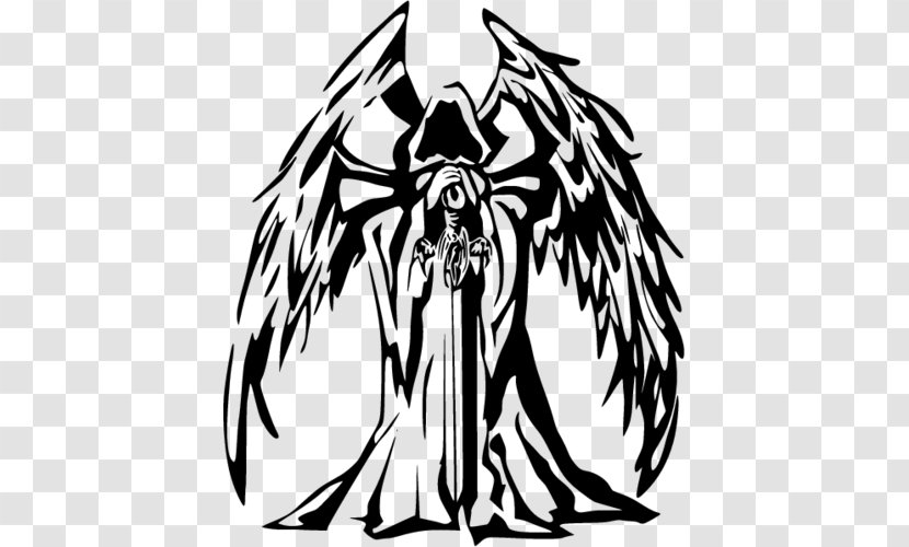 Michael Gabriel Archangel Tattoo Tribe - Angel Transparent PNG