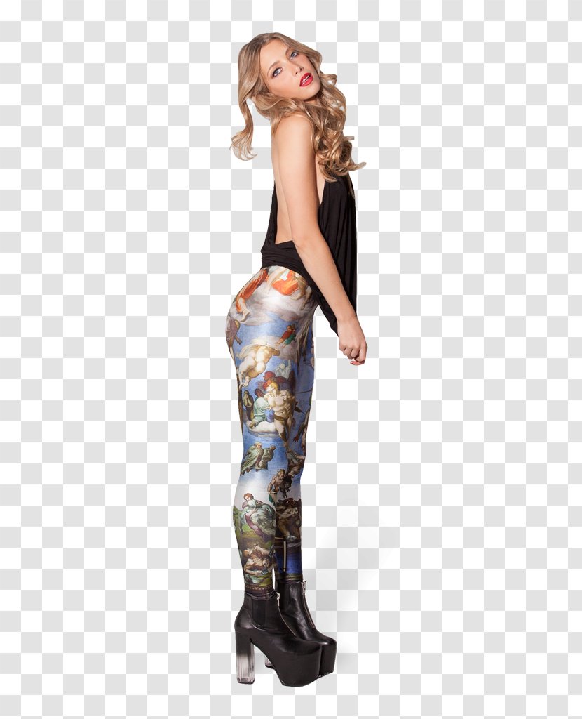 Leggings Clothing Tights Pants Jeans - Hand-painted Milk Transparent PNG