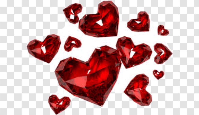 Red Diamond Clip Art - Love Transparent PNG