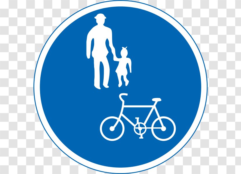 Traffic Sign Road Bicycle Mandatory - Organization Transparent PNG