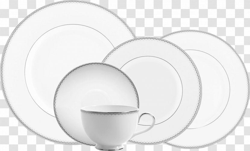 Teacup Plate Tableware Coffee - Line Art Transparent PNG